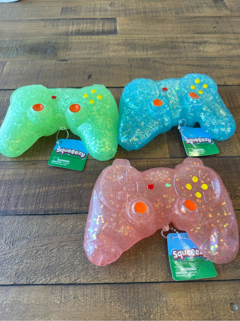 Squeezy Game Controller Glitter Squishy Bundle